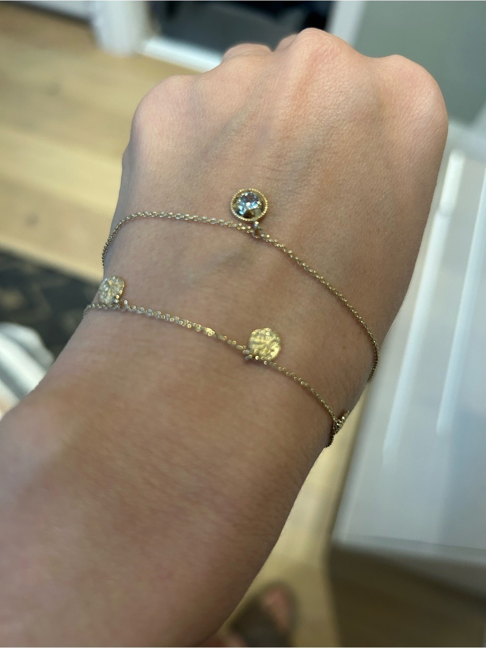 bluboho Tie Dye aquamarine bracelet